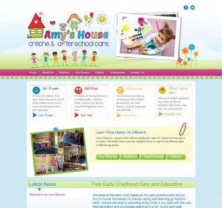 Amys House Galway Creche Logo & Website Design