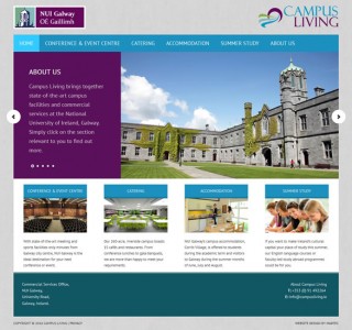 Campus Living NUI Galway Logo & Website