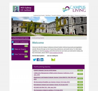 Conference NUI Galway Website Design