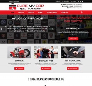 Cure My Care Galway Logo & Website Design