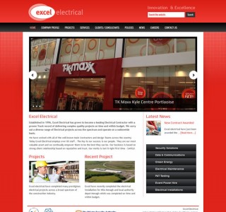Excel Electrical Kilkenny Web Site Design