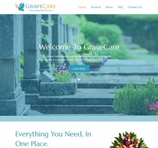 GraveCare Galway Web Design & Logo Design