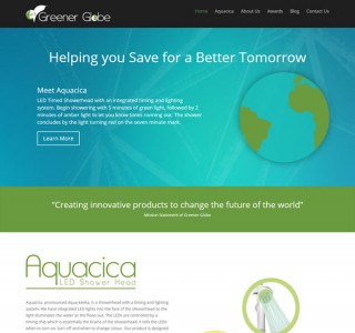 Greener Globe Ireland Website Design