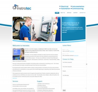 Instrotec Ireland Construction Logo & Website Design