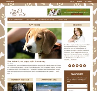 Logo & Website Design for The Puppy Clinic
