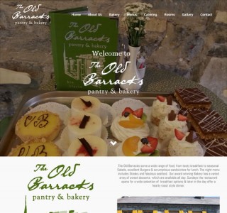 The Old Barracks Restaurant Web Design Galway Ireland