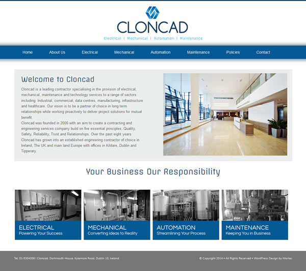 Cloncad Logo Design and Website Design Ireland