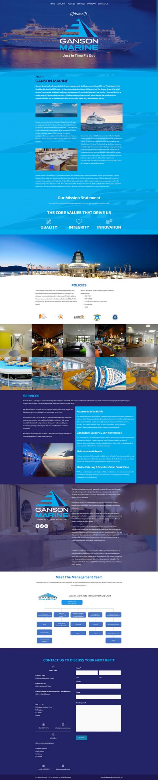 Ganson Marine – Fit Out Interiors for Boats & Marine