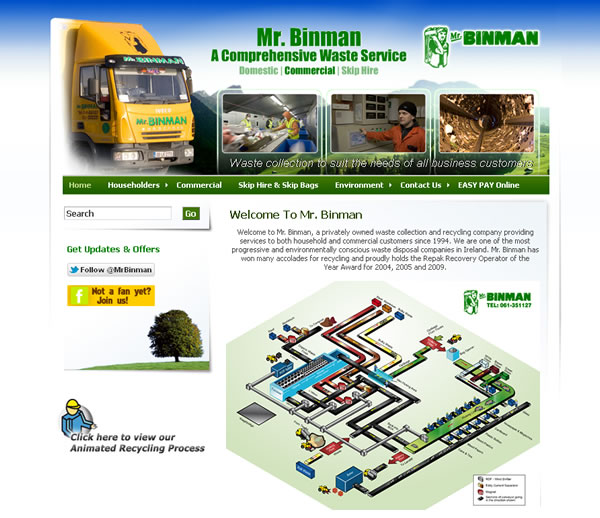 Mr Binman Limerick Website Design
