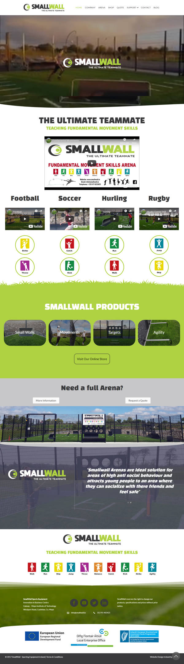 SmallWall – Sporting Equipment ireland