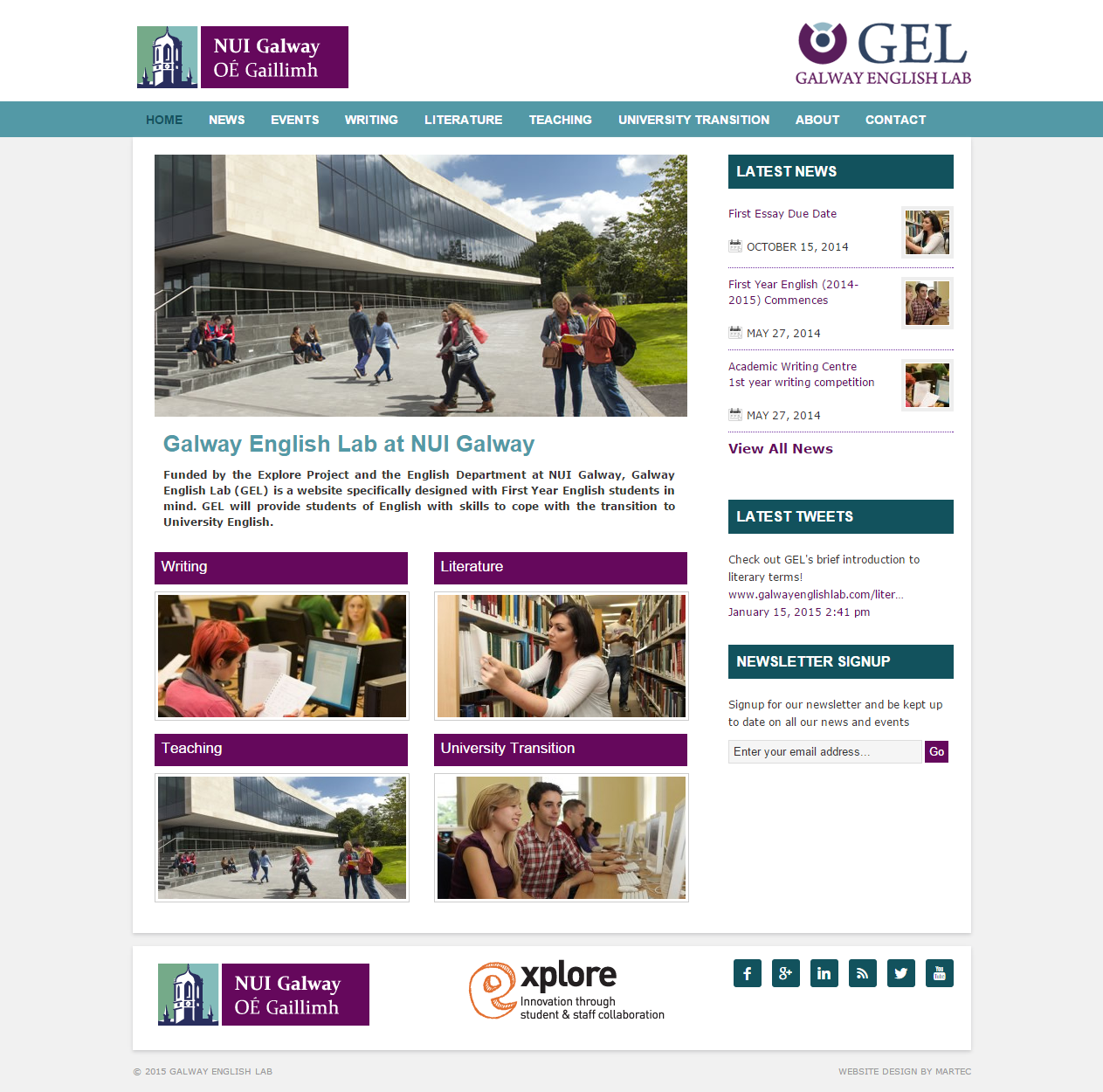 The Galway English Lab — Logo & site Design Galway  Design